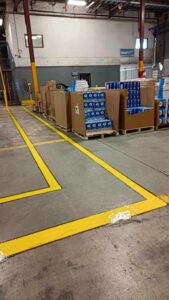 Reflective signage should typically be refreshed every one to two years, depending on traffic volume and surface wear. High-exposure areas may require more frequent maintenance to maintain visibility. We can assess your site and recommend an appropriate repainting schedule.