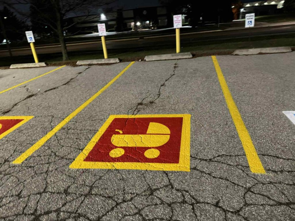 line painting in London, Ontario