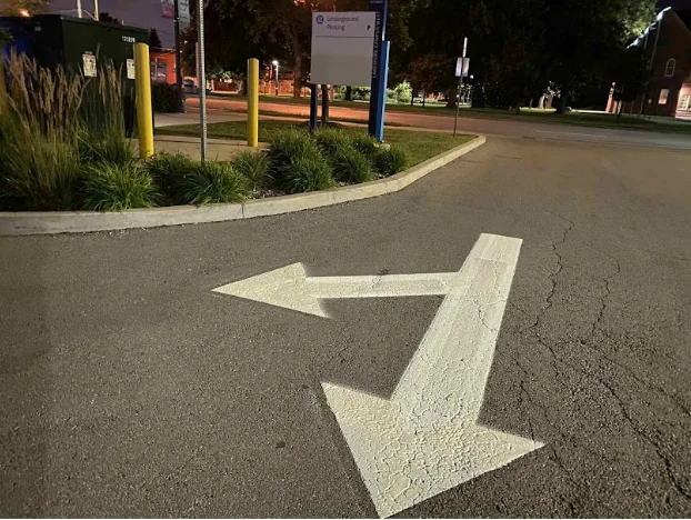 Faded Parking Lot Lines What Causes Them and When Should You Take Action