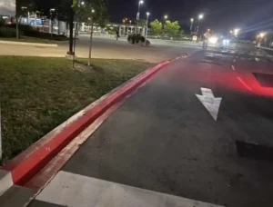 road line marking