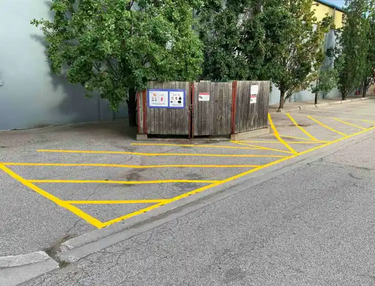 custom striping for private properties